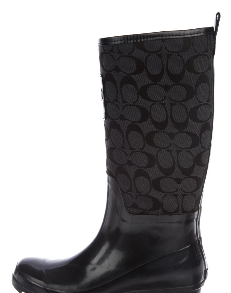 Coach logo rubber boots - Picture 2 of 7